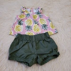 Newborn Pineapple outfit by Carters